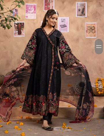 Cambric 3pc Pret Black